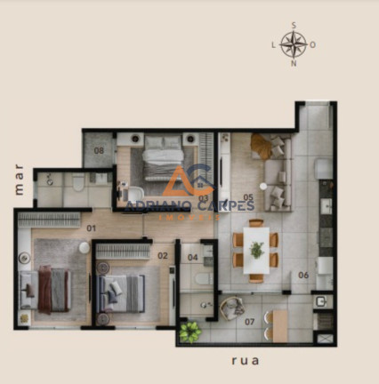 Imagem Imóvel com 2 Quartos à Venda, 75 m² em Gravatá - Navegantes Imagem Imóvel com 2 Quartos à Venda, 75 m² em Gravatá - Navegantes