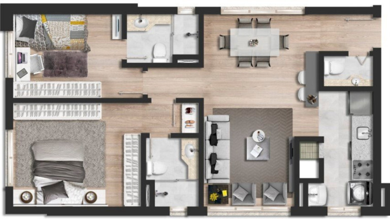Imagem Apartamento com 2 Quartos à Venda, 67 m² em Mont Serrat - Porto Alegre Imagem Apartamento com 2 Quartos à Venda, 67 m² em Mont Serrat - Porto Alegre