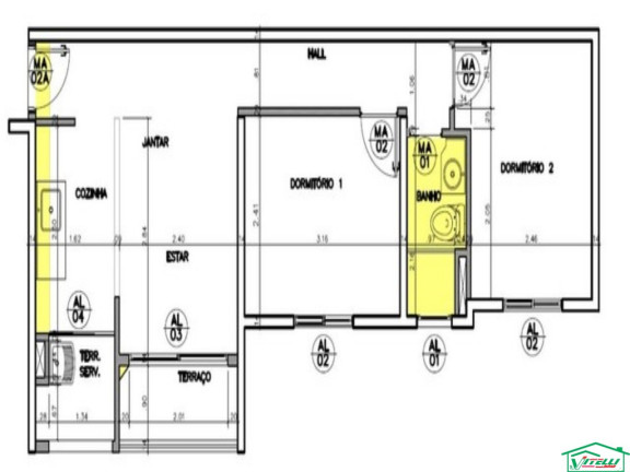 Imagem Apartamento com 2 Quartos à Venda, 46 m² em Mooca - São Paulo