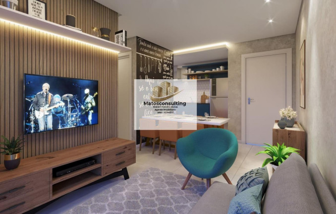 Imagem Imóvel com 2 Quartos à Venda, 45 m² em Vila Lídia - Campinas