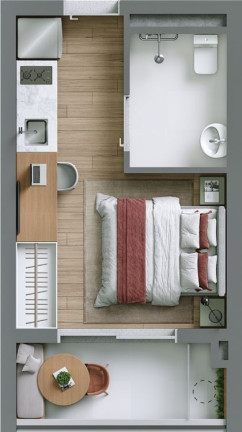 Imagem Imóvel com 1 Quarto à Venda, 33 m² em Bela Vista - São Paulo