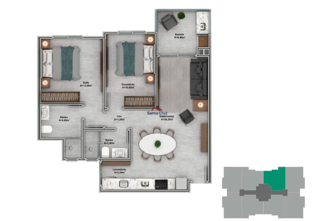 Imagem Apartamento com 2 Quartos à Venda, 147 m² em Cachoeira Do Bom Jesus - Florianópolis Imagem Apartamento com 2 Quartos à Venda, 147 m² em Cachoeira Do Bom Jesus - Florianópolis