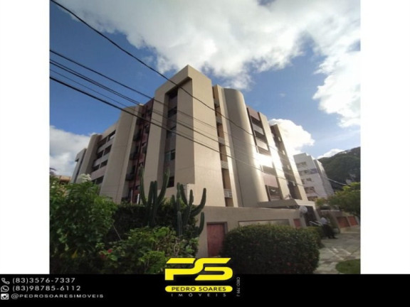 Apartamento com 3 Quartos à Venda, 135 m² em Cabo Branco - João Pessoa