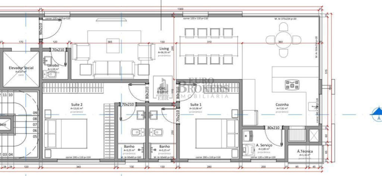 Apartamento com 2 Quartos à Venda, 92 m² em Praia Brava - Itajaí
