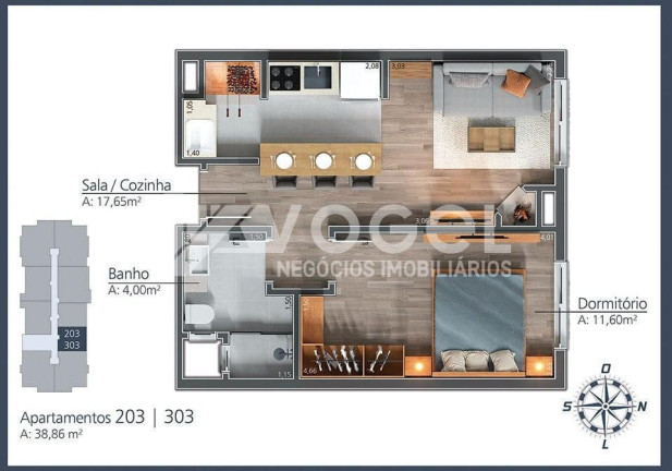 Imagem Apartamento com 2 Quartos à Venda, 67 m² em Moura - Gramado Imagem Apartamento com 2 Quartos à Venda, 67 m² em Moura - Gramado