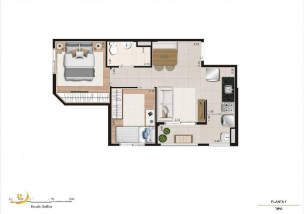 Imagem Apartamento com 2 Quartos à Venda, 40 m² em Vila Ré - São Paulo Imagem Apartamento com 2 Quartos à Venda, 40 m² em Vila Ré - São Paulo