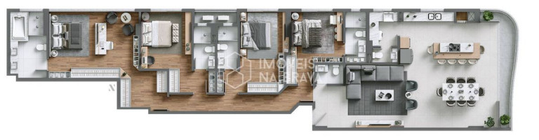 Imagem Apartamento com 4 Quartos à Venda, 210 m² em Praia Brava - Itajaí Imagem Apartamento com 4 Quartos à Venda, 210 m² em Praia Brava - Itajaí