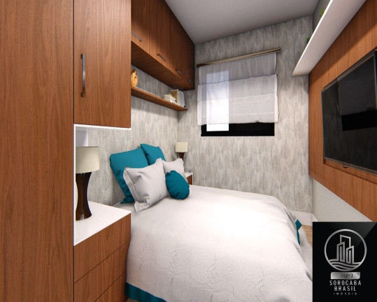 Imagem Apartamento com 2 Quartos à Venda, 54 m² em Wanel Ville - Sorocaba