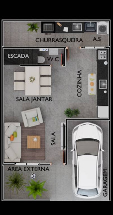 Imagem Sobrado com 2 Quartos à Venda,  em Melvi - Praia Grande