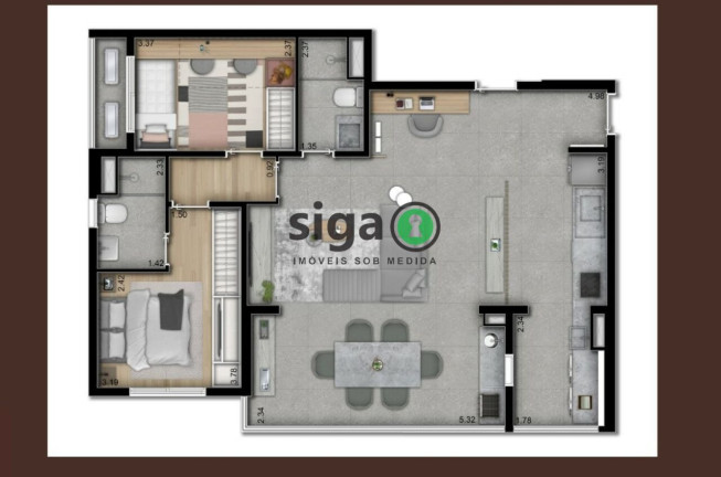 Imagem Apartamento com 3 Quartos à Venda, 85 m² em Butantã - São Paulo