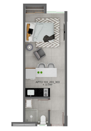 Imagem Studio com 1 Quarto à Venda, 22 m² em Intermares - Cabedelo Imagem Studio com 1 Quarto à Venda, 22 m² em Intermares - Cabedelo