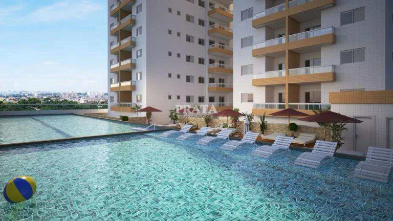 Apartamento com 2 Quartos à Venda, 57 m² em Boqueirão - Praia Grande