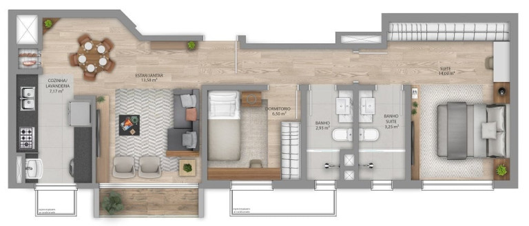 Imagem Apartamento com 2 Quartos à Venda, 78 m² em Bela Vista - Porto Alegre