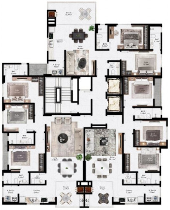Imagem Apartamento com 3 Quartos à Venda, 11.863 m² em Meia Praia - Itapema
