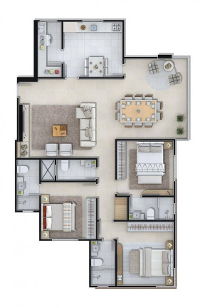 Imagem Apartamento com 3 Quartos à Venda, 128 m² em Centro - Balneário Camboriú Imagem Apartamento com 3 Quartos à Venda, 128 m² em Centro - Balneário Camboriú