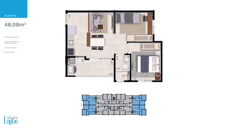 Imagem Imóvel com 2 Quartos à Venda, 48 m² em Parque Dos Lagos - Ribeirão Preto Imagem Imóvel com 2 Quartos à Venda, 48 m² em Parque Dos Lagos - Ribeirão Preto