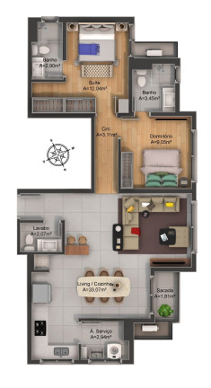 Imagem Apartamento com 3 Quartos à Venda, 124 m² em Petrópolis - Porto Alegre