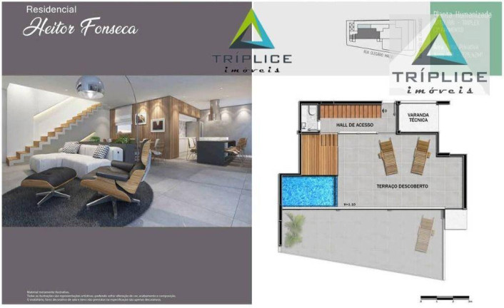 Imagem Cobertura com 4 Quartos à Venda, 276 m² em Santa Helena - Juiz De Fora