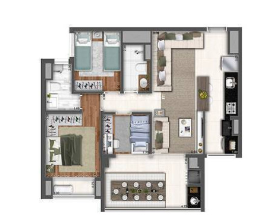 Imagem Apartamento com 2 Quartos à Venda, em Vila Prudente - São Paulo Imagem Apartamento com 2 Quartos à Venda, em Vila Prudente - São Paulo