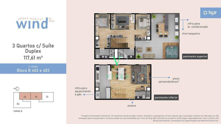 Imagem Apartamento com 3 Quartos à Venda, 114 m² em Santa Felicidade - Curitiba Imagem Apartamento com 3 Quartos à Venda, 114 m² em Santa Felicidade - Curitiba