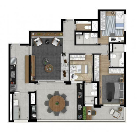 Imagem Apartamento com 3 Quartos à Venda, 134 m² em Belenzinho - São Paulo