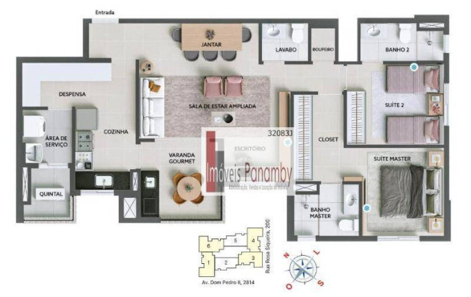 Imagem Apartamento com 3 Quartos à Venda, 90 m² em Campestre - Santo André Imagem Apartamento com 3 Quartos à Venda, 90 m² em Campestre - Santo André