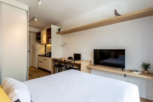 Imagem Apartamento com 1 Quarto para Alugar, 28 m² em Consolação - São Paulo