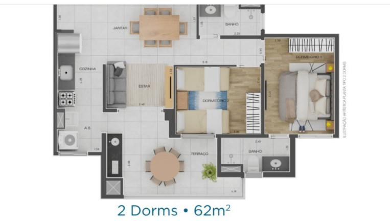 Imagem Imóvel com 2 Quartos à Venda, 63 m² em Campestre - Santo André Imagem Imóvel com 2 Quartos à Venda, 63 m² em Campestre - Santo André