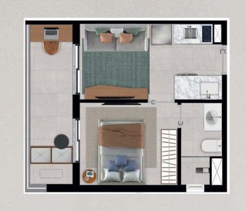 Imagem Apartamento com 1 Quarto à Venda, 24 m² em Pinheiros - São Paulo