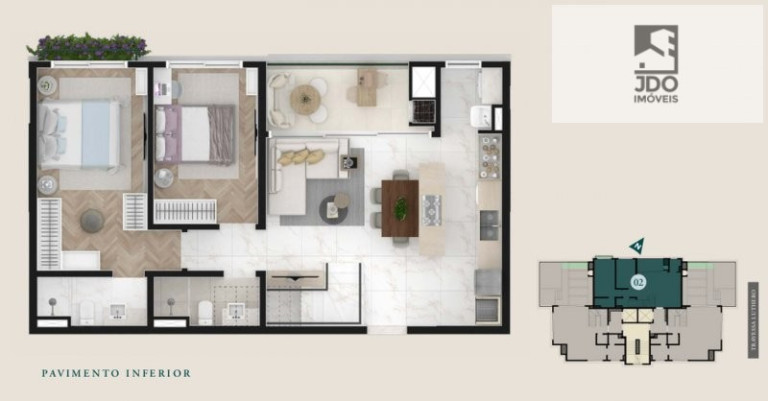 Imagem Cobertura com 2 Quartos à Venda, 118 m² em Alto Da Glória - Curitiba Imagem Cobertura com 2 Quartos à Venda, 118 m² em Alto Da Glória - Curitiba