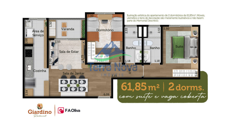 Imagem Apartamento com 2 Quartos à Venda,  em Jardim Colônia - Jundiaí