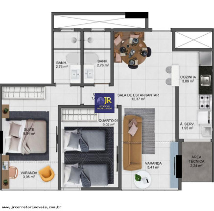 Imagem Imóvel com 2 Quartos à Venda, 64 m² em Praia De Itaparica - Vila Velha Imagem Imóvel com 2 Quartos à Venda, 64 m² em Praia De Itaparica - Vila Velha