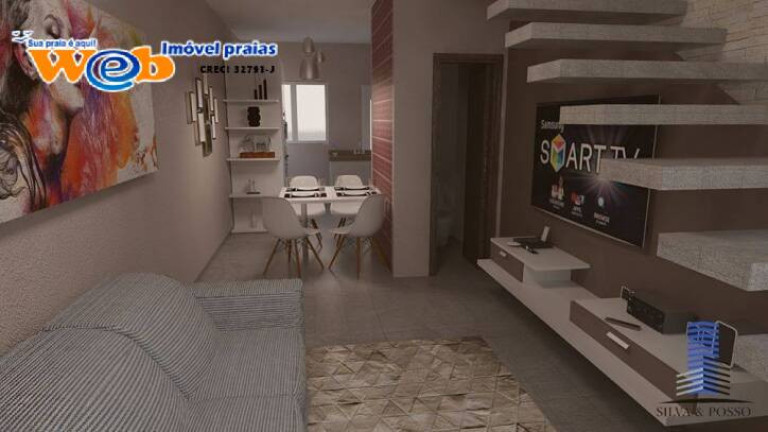 Imagem Casa de Condomínio com 2 Quartos à Venda, 66 m² em Baln.paquetá - Praia Grande Imagem Casa de Condomínio com 2 Quartos à Venda, 66 m² em Baln.paquetá - Praia Grande