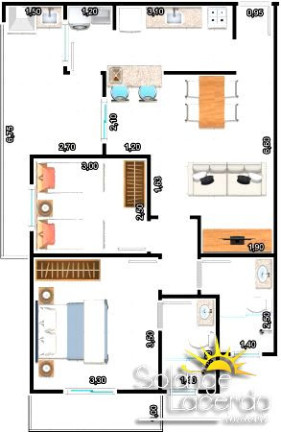 Imagem Apartamento com 2 Quartos à Venda, 73 m² em Toninhas - Ubatuba
