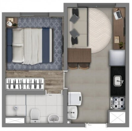 Imagem Imóvel com 2 Quartos à Venda, 36 m² em água Branca - São Paulo