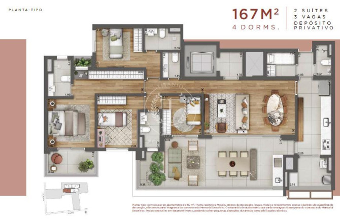 Imagem Apartamento com 4 Quartos à Venda, 168 m² em Vila Romana - São Paulo Imagem Apartamento com 4 Quartos à Venda, 168 m² em Vila Romana - São Paulo