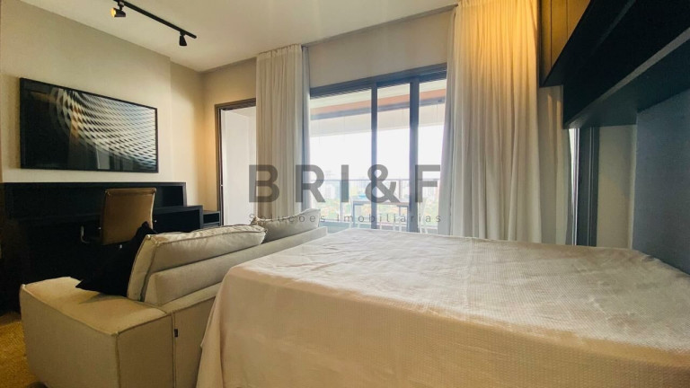 Imagem Apartamento com 1 Quarto para Alugar, 43 m² em Brooklin - São Paulo Imagem Apartamento com 1 Quarto para Alugar, 43 m² em Brooklin - São Paulo