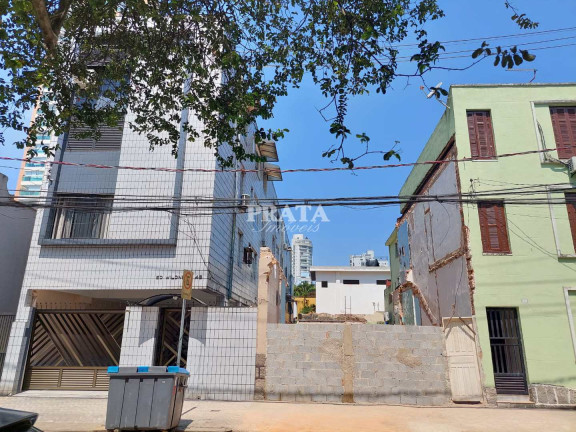Imagem Terreno à Venda, 162 m² em Gonzaga - Santos Imagem Terreno à Venda, 162 m² em Gonzaga - Santos
