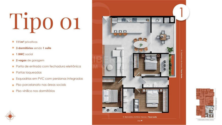 Imagem Apartamento com 2 Quartos à Venda, 81 m² em Gravatá - Navegantes Imagem Apartamento com 2 Quartos à Venda, 81 m² em Gravatá - Navegantes
