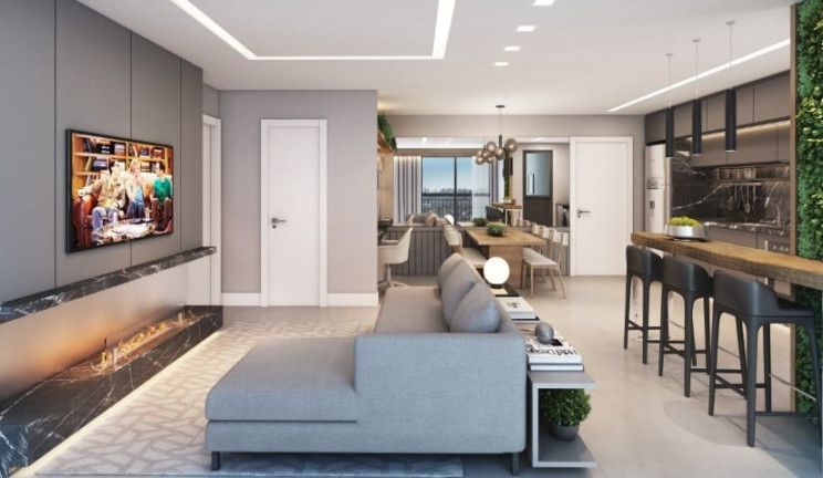 Imagem Apartamento com 2 Quartos à Venda, 61 m² em Cristo Rei - Curitiba