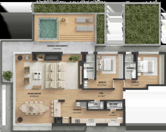 Imagem Apartamento com 3 Quartos à Venda, 153 m² em Bela Vista - Porto Alegre Imagem Apartamento com 3 Quartos à Venda, 153 m² em Bela Vista - Porto Alegre