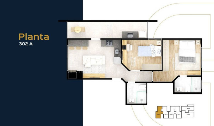 Imagem Apartamento com 2 Quartos à Venda, 52 m² em Meia Praia - Navegantes Imagem Apartamento com 2 Quartos à Venda, 52 m² em Meia Praia - Navegantes