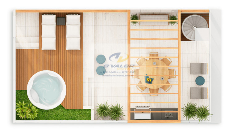 Apartamento com 2 Quartos à Venda, 126 m² em Bessa - João Pessoa