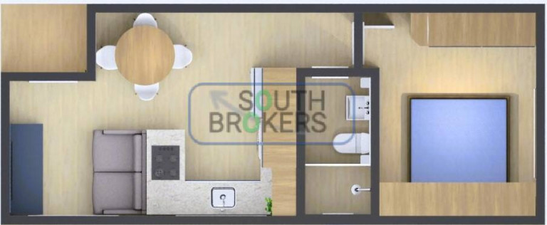 Imagem Apartamento com 1 Quarto à Venda, 32 m² em Cajuru - Curitiba Imagem Apartamento com 1 Quarto à Venda, 32 m² em Cajuru - Curitiba