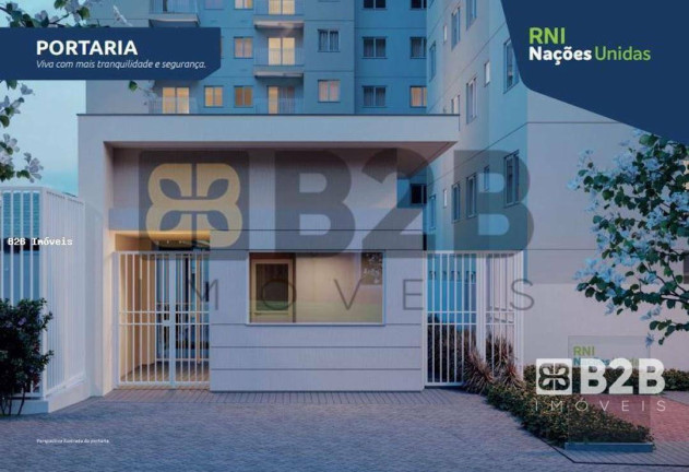 Apartamento com 2 Quartos à Venda, 45 m² em Rni Nações Unidas - Bauru