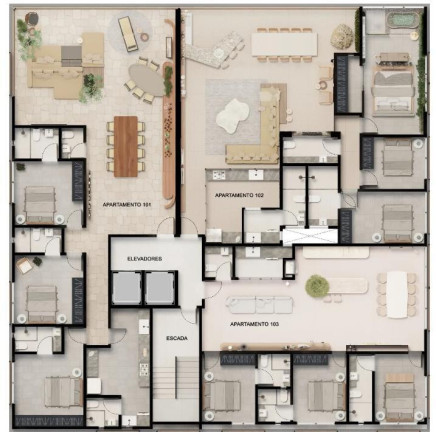 Imagem Apartamento com 3 Quartos à Venda, 113 m² em Camboinha - Cabedelo Imagem Apartamento com 3 Quartos à Venda, 113 m² em Camboinha - Cabedelo