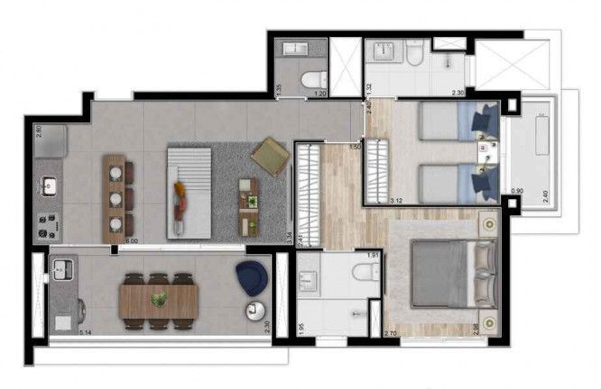 Imagem Apartamento com 2 Quartos à Venda, 73 m² em Vila Mariana - São Paulo