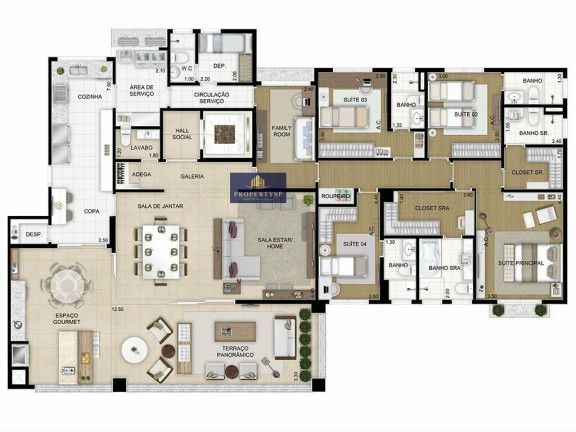 Imagem Apartamento com 4 Quartos à Venda, 266 m² em Perdizes - São Paulo