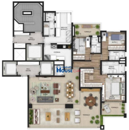 Imagem Apartamento com 3 Quartos à Venda, 208 m² em Jardins - São Paulo Imagem Apartamento com 3 Quartos à Venda, 208 m² em Jardins - São Paulo