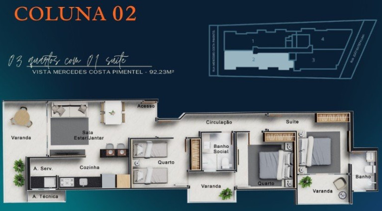 Imagem Apartamento com 3 Quartos à Venda, 92 m² em Centro - Guarapari